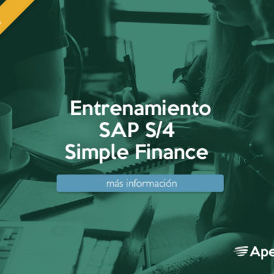 Entrenamiento SAP S/4 Simple Finance